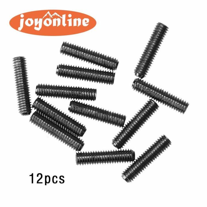 12pcs Electric Bass Guitar Bridge Saddles Tremolo Bridge Hex Screws(Black) Lazada PH