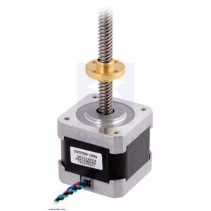 Circuitrocks Stepper Motor 18cm Lead Screw Bipolar 200 Steps/Rev 42x38mm 2.8V 1.7 A/Phase for in Home-Built 3D Printers