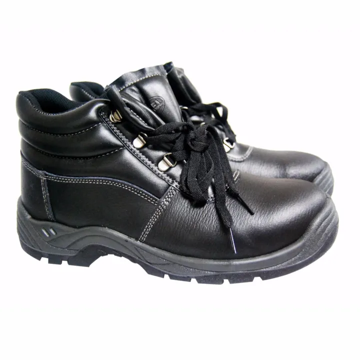 Camel Safety Shoes S1 CM-7060 High Cut Black Steel Toe Shoe Men