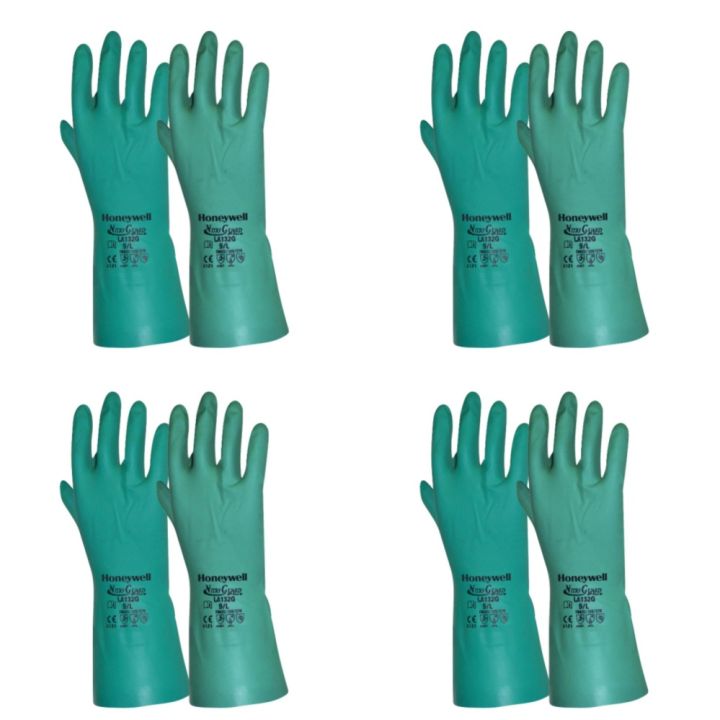 PAIRS North by Honeywell Nitri-Guard Nitrile Work Safety Gloves