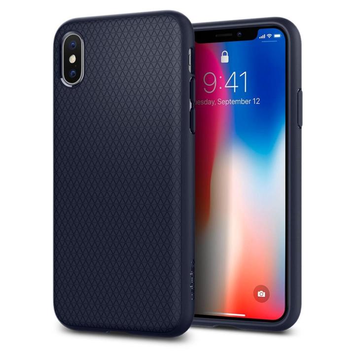 Spigen iPhone X Case Liquid Air Midnight Blue Lazada PH