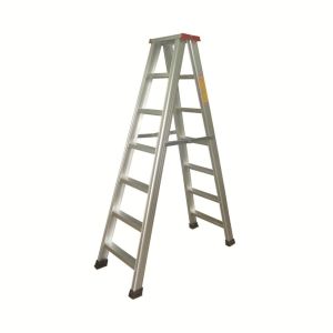 7 STEPS - FOLDABLE DOUBLE SIDE-A ALUMINUM LADDER - 5.75ft