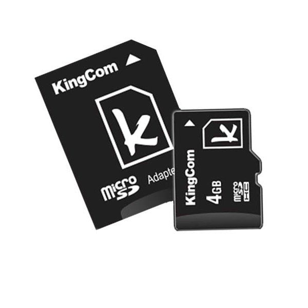 KingCom Micro SDHC 4GB SD Card (Black) with Adapter Lazada PH