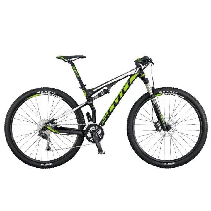 Black and green store scott mountain bike