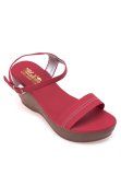 CARNELIAN BAMBOO HEEL SANDAL