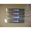 VIGO 2009 2010 2011 2012 4D กาบบันได มีไฟ LED สีฟ้า. 