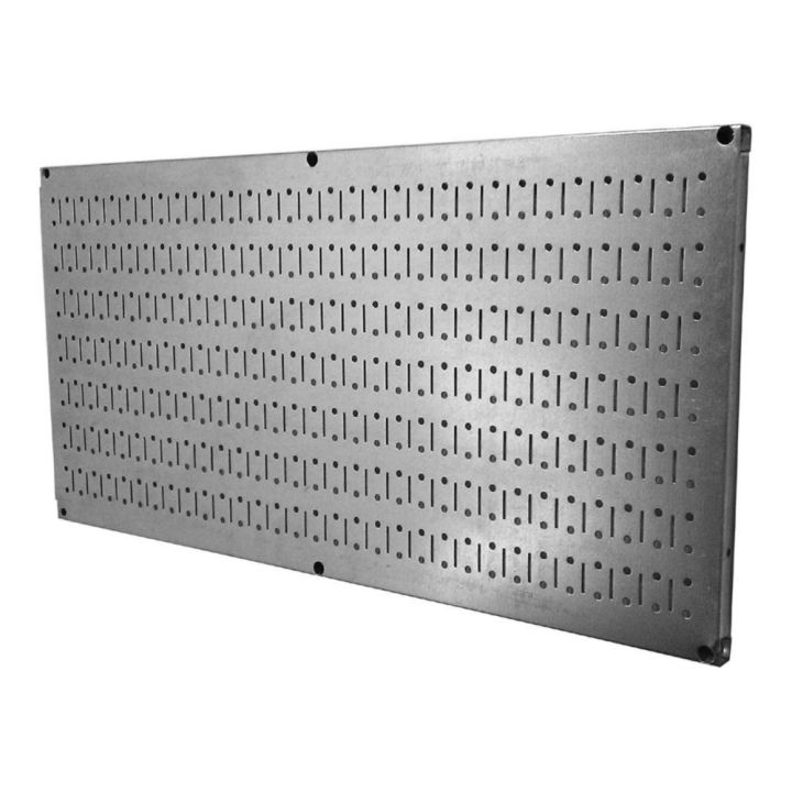 Wall Control Pegboard 16 x 32 Horizontale Zwart Metalen Pegboard Tool Board Panel