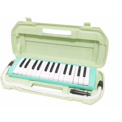 Melody เมโลเดี้ยน Melodion unda32 คีย์ พร้อมอุปกรณ์ครบชุด ฟรี ปากเป่า/สายเป่า(สีเขียว)