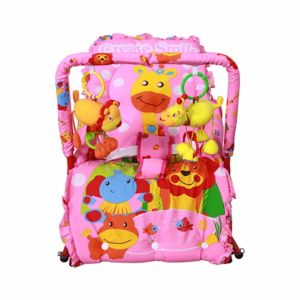 Aurinko เปลโยกรอยยิ้ม คุ้มค่าราคา มีมุ้งกันยุง ตุ๊กตาบีบมีเสียงนุ่มมือมาก