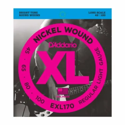 DAddario สายชุดกีตารเบส รุ่น EXL170 045 -100 เบส 4 สาย