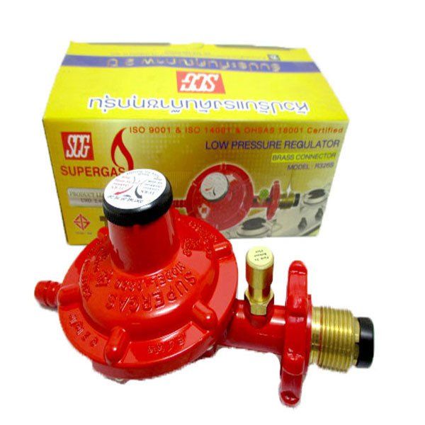 SCG หัวปรับแรงดันต่ำพร้อมเซฟตี้ เกลียวทองเหลือง รุ่น R326S มีมอก. ...