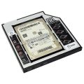 Khay gắn HDD/SSD cổng DVD - Caddy Bay SATA gắn thêm ổ cứng cho Laptop 9.5mm HC (Mỏng). 