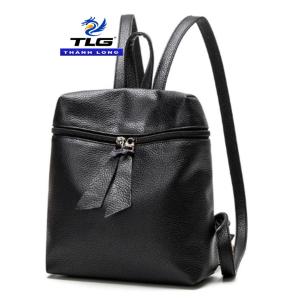 Balo nữ da Ba Lô Da Đồ Da Thành Long TLG 205987 (Đen)