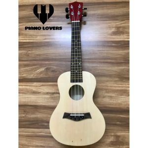 Đàn Ukulele Concert Lưng Đỏ Mặt Gỗ Size Lớn - HÀNG CÓ SẴN