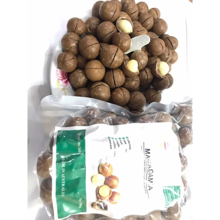 Hạt macca Úc nứt tự nhiên 500g