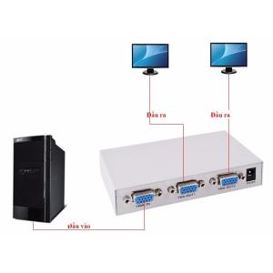 Bộ chia 1 máy tính ra 2 màn hình Viki MT-1502