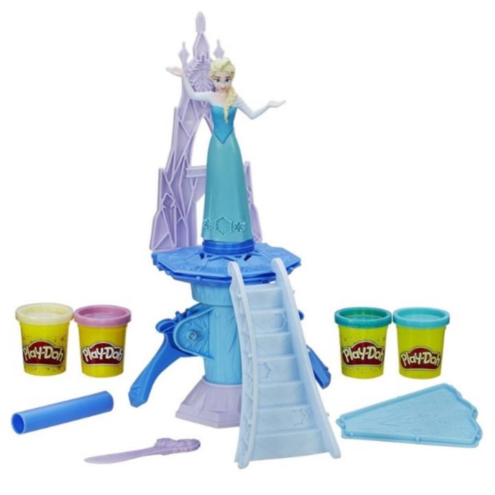 [HCM]Bộ đất nặn Play-Doh Lâu đài băng của Elsa - KN 4216(Xanh)