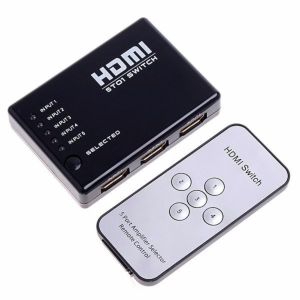Bộ gộp tín hiệu HDMI 5in 1out có điều khiển chất lượng cao