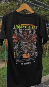 KAOS  BAJU PRIA DISTRO KEREN SPEED DOWN BY LOCKDOWN Cotton Combed 24s premium