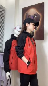 Áo khoác gió nam nữ Phối Màu RAGLAN chát liệu cản gió chống nước AKG04