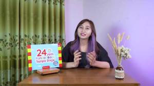 Buku Anak TK PAUD / 24 Jam Pandai Baca Tanpa Dieja (Cover Baru) Bonus Stiker Mewarnai