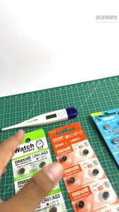 Maxell Baterai Termometer Anak Thermometer Battery LR 41 AG 3 1.55V Batu Batre LR41 AG3