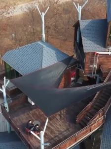 Jaring Penahan Matahari 12 Pin 90%: Jaring Naungan Matahari Kanopi Rumah Kaca