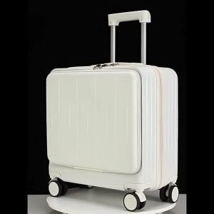 กระเป๋าเดินทาง 18 นิ้ว กระเป๋าเดินทางล้อลาก การออกแบบด้านหน้าแบบเปิดครึ่ง ขึ้นเครื่องบินได้ กันกด กันตก กุญแจรหัส จำเป็นสำหรับการเดินทาง Pen 18 Cm กระเป๋าเดินทาง30นิ้ว - Lazada