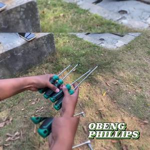 ISKU obeng plus mins magnet 3*75mm 5*75mm 5*100mm 5*125mm 5*150mm 6*100mm 6*125mm 6*150mm 6*200mm 6.3*35mm obeng set screwdriver sets perkakas/obeng super kuat chrome vanadium cocok untuk elektronik dan peralatan rumah tangga