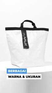 Totebag Fashion Hawman Waterproof Putih: Desain Trendy & Praktis