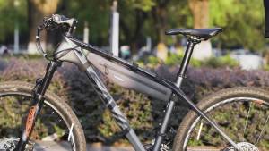 ROCKBROS Túi Khung Tam Giác Ống Phía Trước Chống Nước Toàn Bộ 15 L Túi Xe Đạp Chống Trầy Hai Khóa Kéo Dài Phụ Kiện Xe Đạp