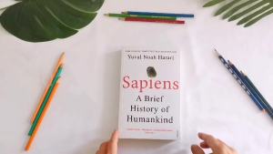 【TH Ready Stock หนังสือภาษาอังกฤษ】หนังสือ เซเปียนส์ ประวัติย่อมนุษยชาติ : Sapiens A Brief History of Humankind English Book Reading Gift