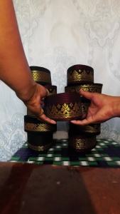peci tenun songket kopiah muslimdi pakai para santri anak dewasa shalat qori pesantren raya taraweh