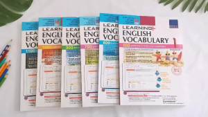 6 BOOKS SET Grade1-6 SAP Learning English Vocabulary Workbook Build Vocabulary Spelling Skills Words Practice Exercises Worksheets Childrens Book Primary School English Learning Educational Book for 7-12 Years Old