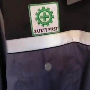 Baju Kemeja Kerja Proyek Werpak Safety K3 Lengan Panjang Wearpack Abu Merah, Abu Hitam, Dongker Tosca