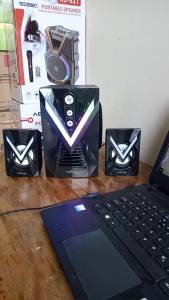 Speaker Karaoke Advance M12BT Free Mic Speaker Stereo Bluetooth Xtra Bass Subwoofer Karoke