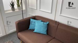 DL Home Concept 3 Seater (Free Long Stool + 2 Sofa Pillow)