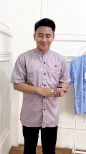 Alfaz - Koko Lengan Pendek Polos Pria Dewasa