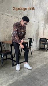 Jayabaya Batik IJEN II Kemeja Katun Furing Lengan Panjang