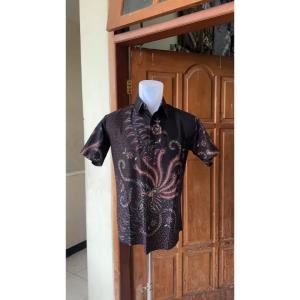 Jayabaya Batik GUMILAR PENDEK Kemeja Batik Katun