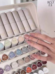 [Vainpot-SG] ROU NI Tea Jelly Collection 80 Colours Gel Polish - Semi Translucent Gel