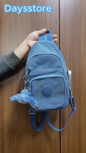 Balo Vải Kipling KL2023 Balo 2 Trong 1 Tặng Kèm Móc Khóa Con Khỉ Có 1 Ngăn Chính Và 3 Ngăn Phụ ( ảnh thật)