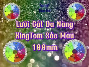 Lưỡi Cắt Đa Năng 100mm KingTom Sắc Màu - Cắt Gạch Men Bê Tông