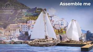 UGEARS Serenity’s Dream Model Yacht - Model Ships Kits for Adults - Wooden Models to Build for Adults - 3D Puzzles Adult Ship Model Kit - DIY Wooden Model Boats for Enthusiasts Adults Kids Birthday Present Toys Christmas Xmas Gift