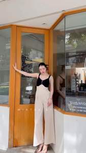 Jazmin Jumpsuit - จั้มสูทกางเกงขายาว ทรงขากว้าง จั้มสูทออกงาน MT.STDO
