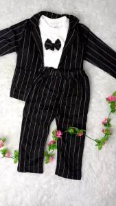 Setelan Jas Tuxedo Anak Laki-laki Import 3 Pcs Usia 6 Bulan - 5 Tahun
