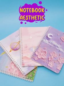 [READY] Aimilo Notebook A5 Buku Diary Aesthetic Buku Jurnal Buku Catatan Buku Note Stiker Buku Tulis Aesthetic Sekolah Stationary