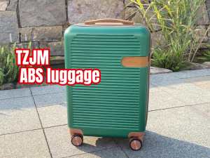 TZJM Extra large size Top quality 20/24/28inch luggage bag travel beg bagasi murah travel luggage abs bagasi 4-wheel 360-degree Rotating Ultra-quiet Wheels Lightweight Waterproof Trolley Case 行李箱 旅行箱