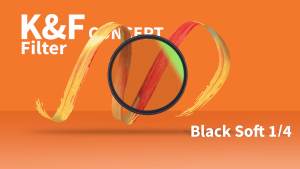 K&F Concept Nano-X Black Mist Diffusion 1/4 1/8 Special Effects Soft Filter Double Side Multi-Coated Filter Waterproof/Scratch Resistant Shoot Video like movies 49mm 52mm 58mm 62mm 67mm 77mm 82mm for Camera Lens