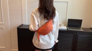 Stellafashion1991 #L918 Japanese Simple Harajaku Style Woman Cute Belt Bag Nylon Dumpling Bags For Women